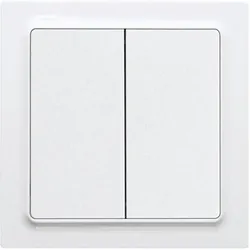 Eltako F4T55EOR-wg, Schalter + Taster, Weiss