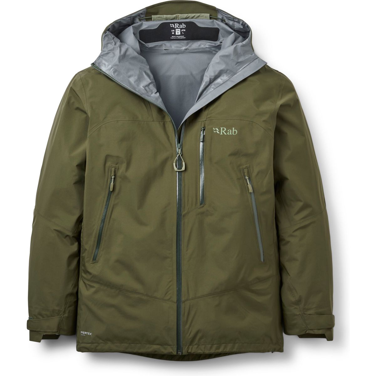 Rab Downpour Mountain Jacket army (ARM) XXL QWI-11-ARM-XXL