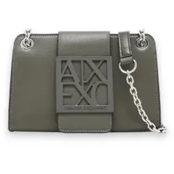 A|X Armani Exchange für Damen. XW000281AF13672U7043 Grüne Kupplungshandtasche (OSFA), Lässig, Synthetisch