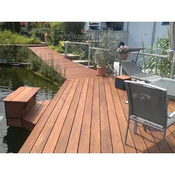 Ipe Terrassendielen, 19x85 mm, KD, glatt/glatt, aus Bolivien