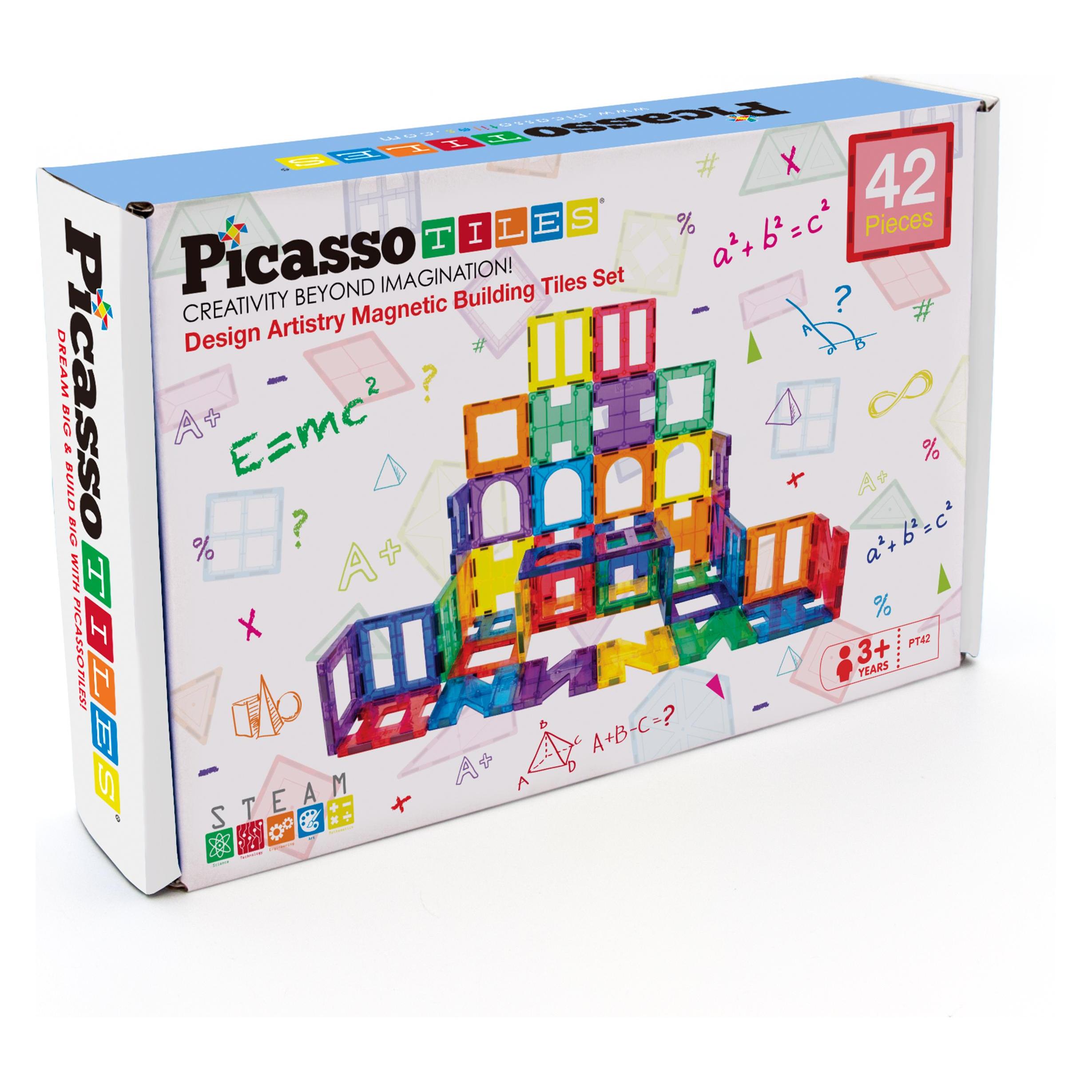 Tactic Picasso Tiles - Artistry Magnetic Set (PT42)
