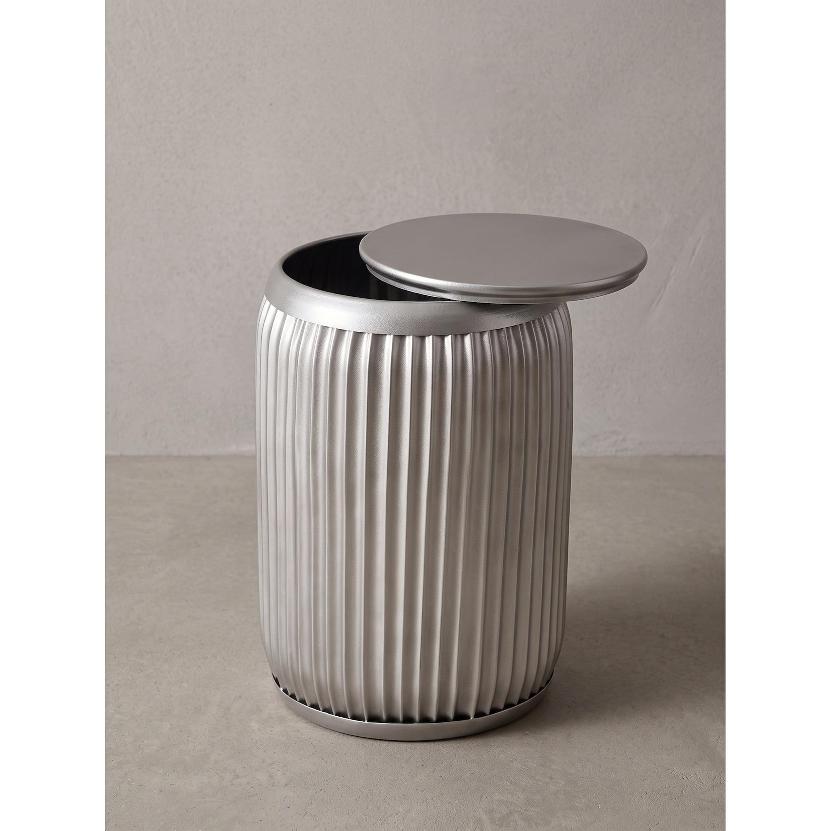 Beistelltisch Eisen Silber Ø 35x50 cm - LAITA Kadima Design