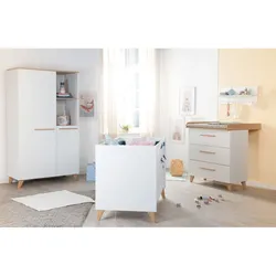 roba 3-tlg. Babyzimmer Leon, weiss