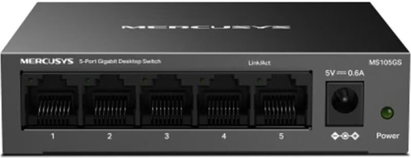 Mercusys Switch Ms105gs 5 Puertos 10/100/1000mbps Rj45 Talla Única Unisex