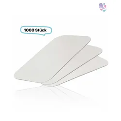 Alukaschierter Deckel für Alu-Schale 670ml, Menüschale, rechteckig, 1000 Stk, 19,4 x 10,3 cm