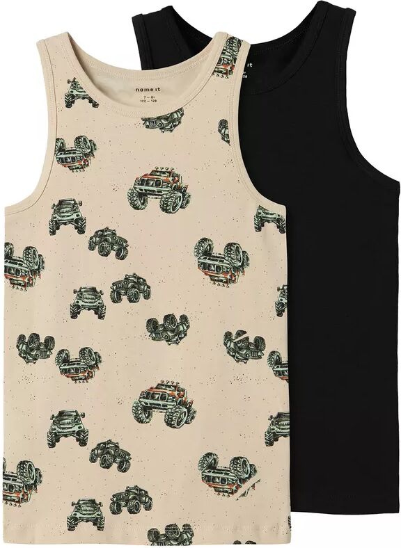 Name It - Bh, 2er Pack Tank Top, 134-140, Ecru