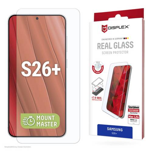 DISPLEX Real Glass Displayschutzglas Samsung Galaxy S26+ 1 St. Anti-Fingerprint 02228