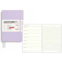 Leuchtturm1917, Agenda, Wochenkalender&NotizbuchMediumA5Lilac2027 (A5, 1 Woche / 1 Seite)