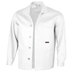 QUALITEX HIGH QUALITY WORKWEAR Langjacke classic weiß Herren: 110