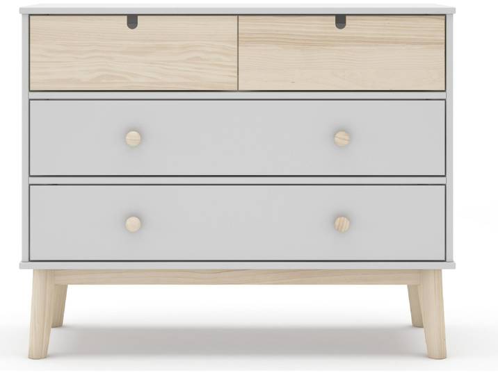 CALICOSY - Commode 4 tiroirs L100 cm LÉONIE