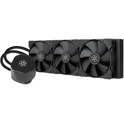 Silverstone Technology NovaPeak 360,Überlegene All-In-One-Lösung zur Flüssigkeitskühlung, SST-NP360B, CPU Wasserkühler, Weiss, Schwarz