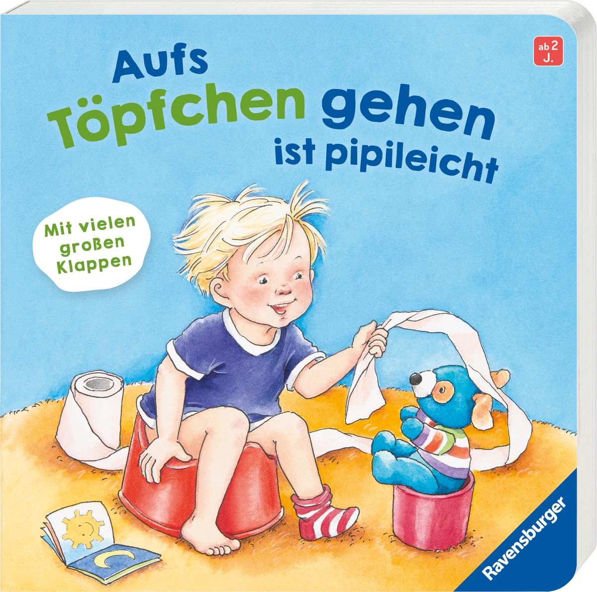 Frauke Nahrgang - Aufs Töpfchen gehen ist pipileicht: Ein Spielbuch mit vielen Klappen - Töpfchentraining - Windel weg - ab 2 Jahren - Preis vom 17.10.2026 19:25:27 h