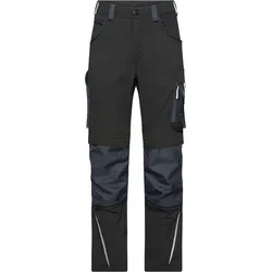 James & Nicholson Unisex Workwear Hose 'Modern Style' Strong Cargohose JN1832 black/carbon (26)