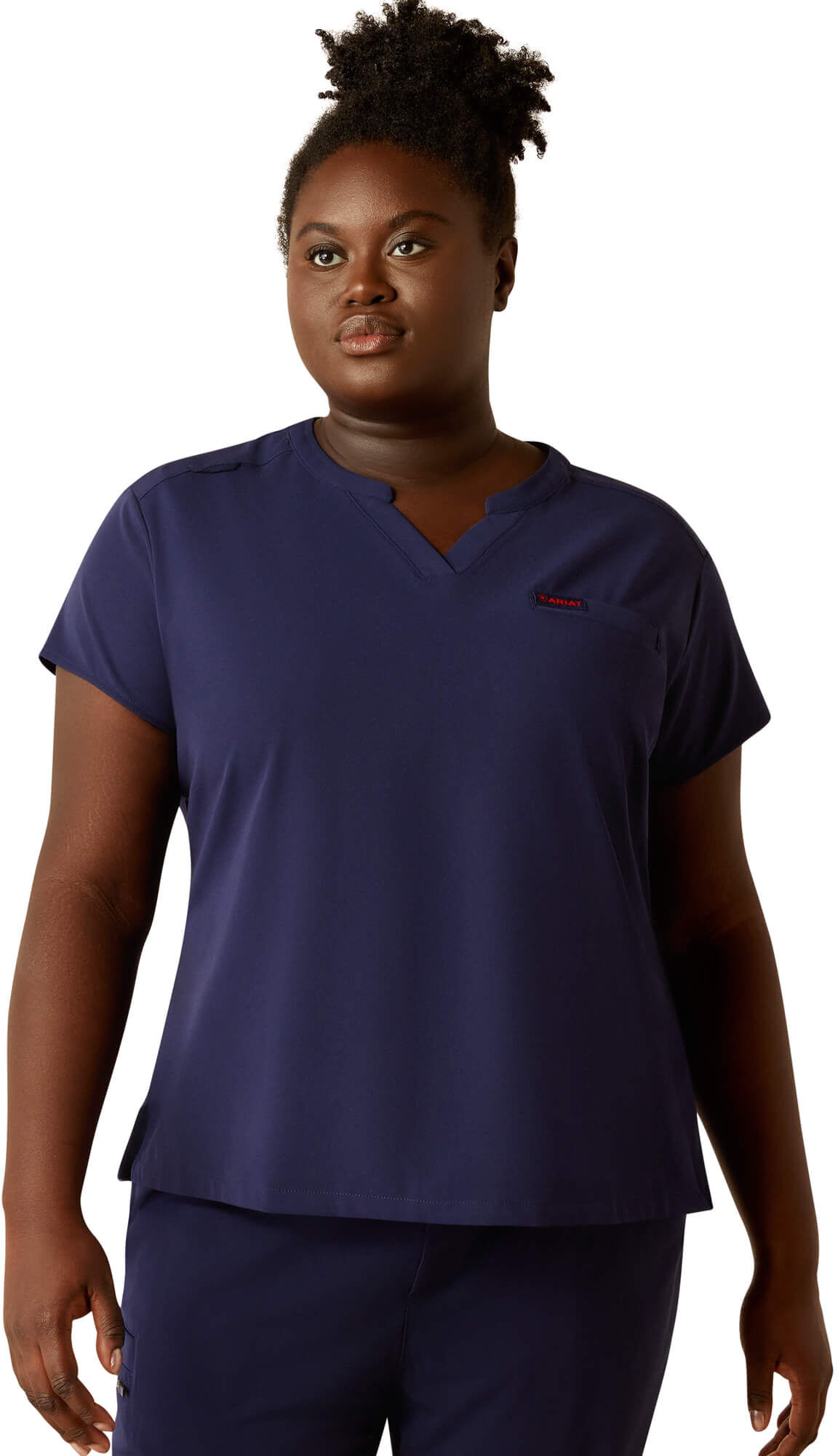 Women's Eliza Fashion Scrub Top in Navy, Size: 2XL by Ariat