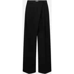 Hose Gillian mit asymmetrischem Überwurf Schwarz 42