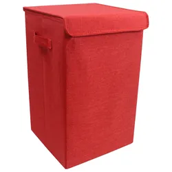 Wäschekorb Dreso M ca. 30x50x30 cm Rot