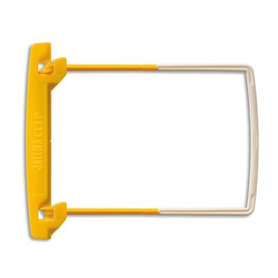 Djois JalemaClip Archiv-Clips Gelb, Weiß Kunststoff 20 x 6,5 cm 100 Stück