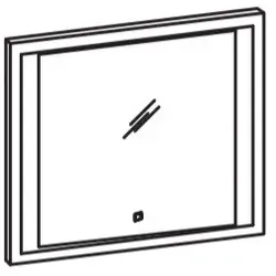 Artiqua LED-Spiegel, 073-SFU-1-80 073-SFU-1-80