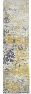 Domani Comfort Abstract & Contemporary Ombre Faux Fur Area Rug