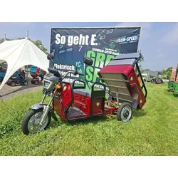 GREEN-SPEED Elektro 3-Rad Cargo Pritsche "L-Klasse" mit Kippfunktion
