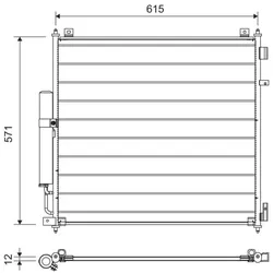 Kondensator Klimaanlage VALEO 822721 für Land Rover Discovery V Range IV