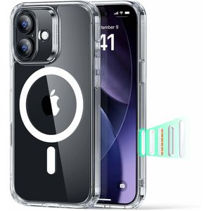 ESR Handyhülle Classic Hybrid HaloLock, MagSafe, transparent, für iPhone 17, aus Kunststoff, Backcover
