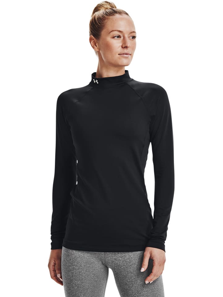 Under Armour Funktionslongsleeve "HeatGear Authentics" in Schwarz - XS