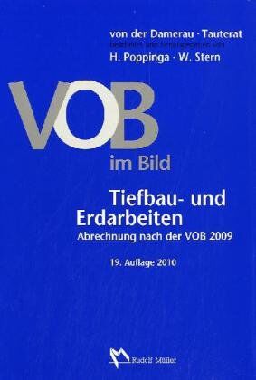 Waldemar Stern - VOB im Bild - Tiefbau- und Erdarbeiten: VOB im Bild - Tiefbau- und Erdarbeiten Abrechnung nach der VOB 2009 - Preis vom 30.09.2026 09:01:18 h