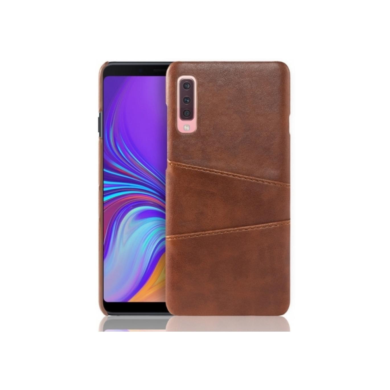 Screenguard Samsung Galaxy A50 CardCaddy Leder Backcase mit Kartenfächern (Samsung Galaxy A50) (00024922)