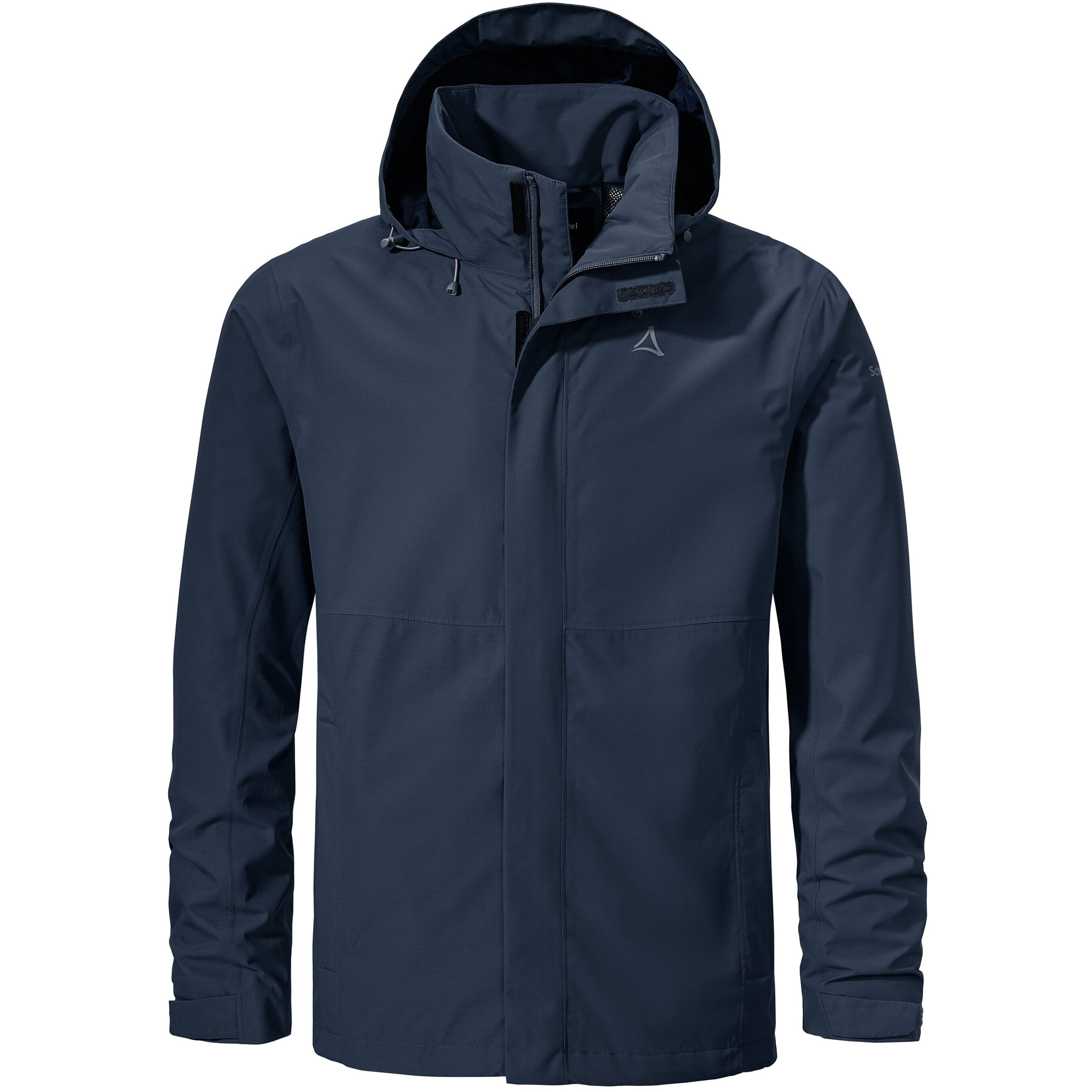 Schöffel Gmund Herren Regenjacke blau Größe L Trekking Wasserdicht Wasserabweisend