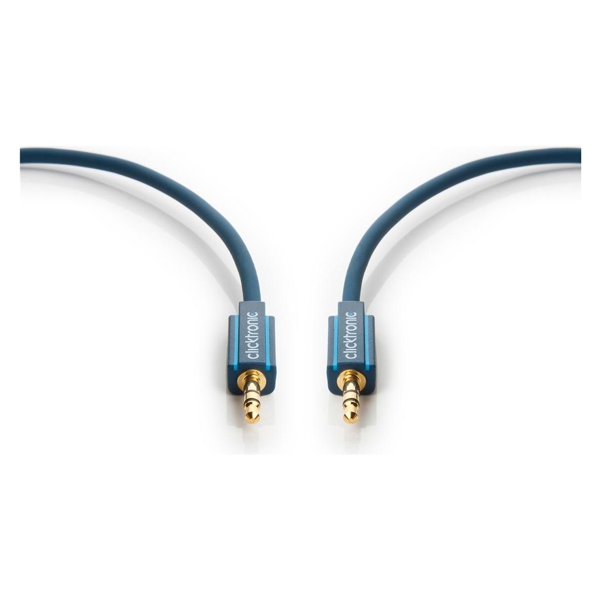 clicktronic MP3-Audiokabel (10 m, AUX Kabel) (70482)