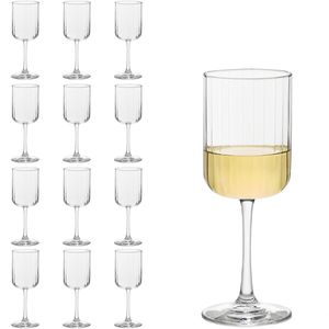 Libbey Weingläser Linear, Weiß-/Rotweingläser, 399ml, 12 Stück