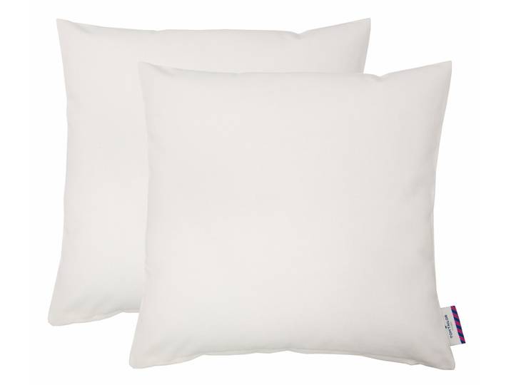 TOM TAILOR HOME Dove unifarben, Kissenhüllen ohne Füllung, 2er Pack