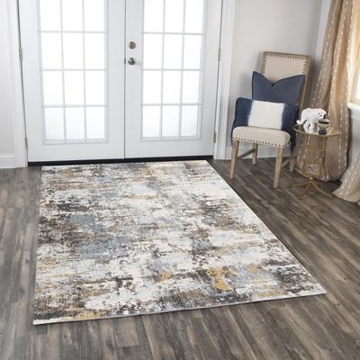 Alora Decor Jade Transitional Blue/Multi Recycled Polyester Area Rug