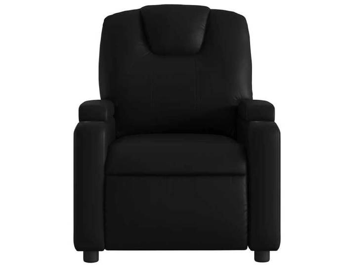 En soldes - Fauteuil TV simple Avec Dossier Inclinable - Chaise de relaxation Fauteuil salon pour séjour - en similicuir noir 8_21