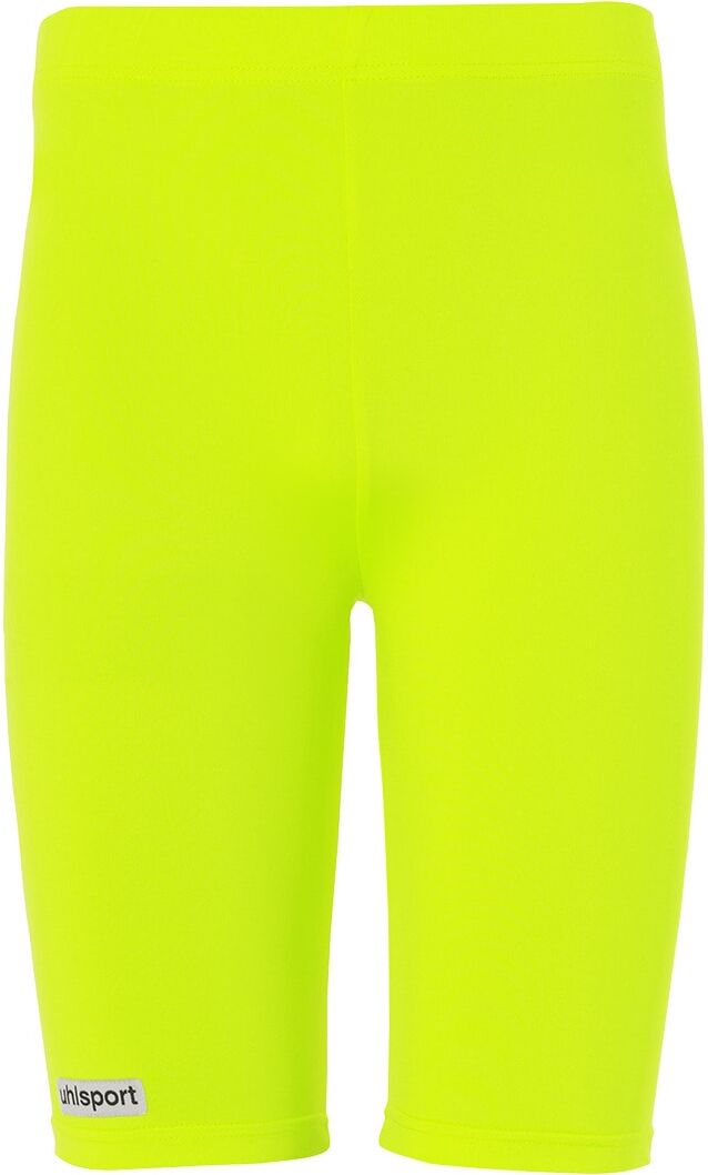 Thermounterhose UHLSPORT "Tights Distinction Colors", Herren, Gr. L, 1 Stk., gelb (fluo gelb), Obermaterial: 88% Polyester Pol. recyc.. 12% Elasthan EL., Unterhosen Thermounterhose