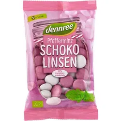 dennree Schokolinsen mit Pfefferminzgeschmack bio