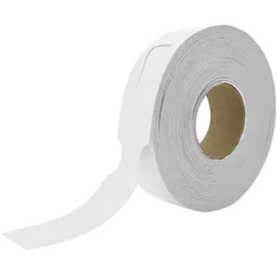 CombiCraft Schlaufenetiketten mit Metallerkennung in Weiß  - 500 Stück, 48x279mm