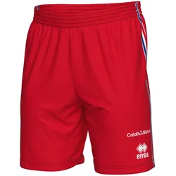 Errea, Herren, Sporthose, Kurze Libero Frankreich 2025/26 (M), Weiss, Rosa