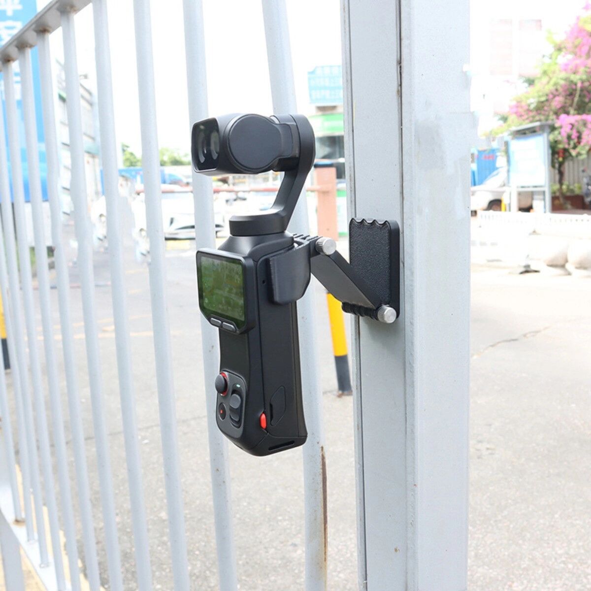 INF Magnetische Schnellverschluss-Faltbefestigung, kompatibel mit Insta360 Luna Ultra, ABS Schwarz, 180° verstellbar, leicht