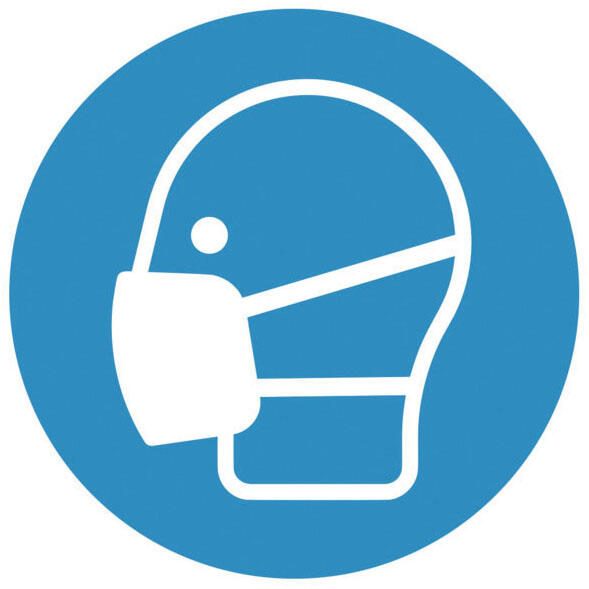 SafetyMarking® Gebotsaufkleber Maske benutzen 20 cm 21.A7305