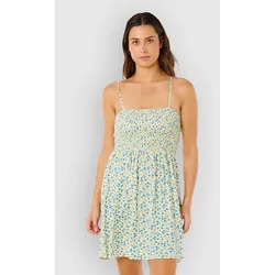 Rip Curl Surf Side Shirred Kleid light yellow Gr. S