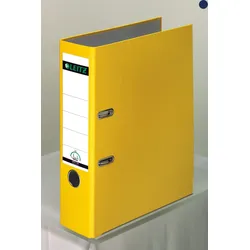 LEITZ Ordner Rückenbreite 8 cm DIN A4 Kunststoff gelb