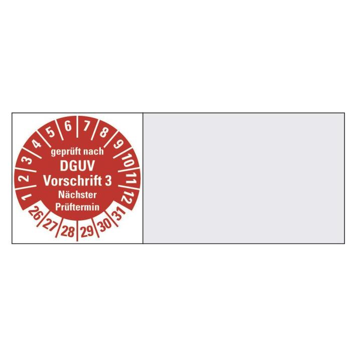 Hein 190451 Kabelprüfplakette DGUV Vorschrift (190451)