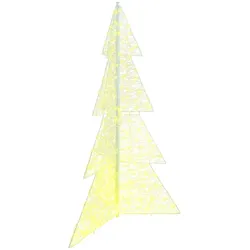 vidaXL Weihnachtsbaum mit 240 LEDs Warmes Weiß 180 cm Acryl