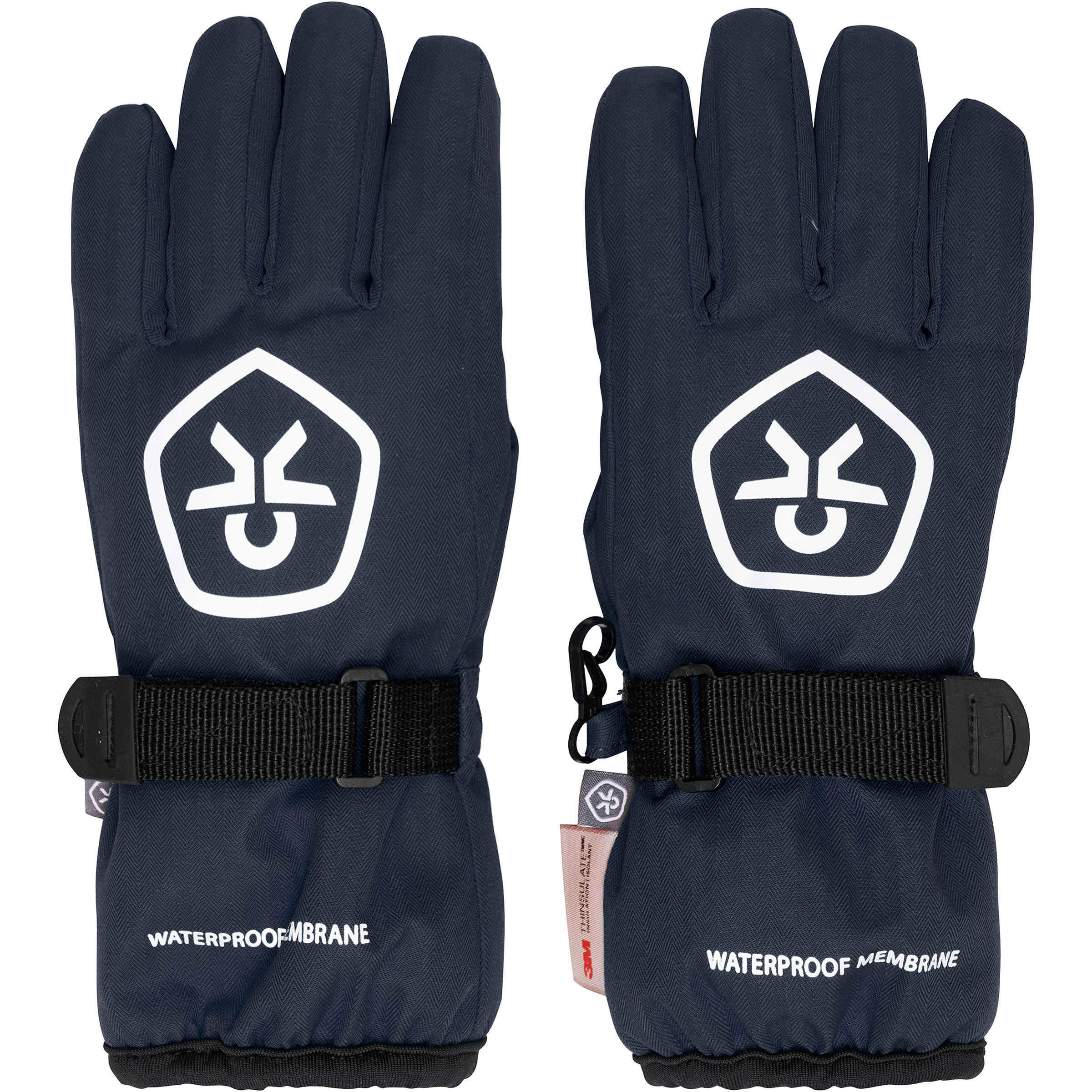 Color Kids Waterproof Kinder Fingerhandschuhe blau Größe 4-6 Jahre Skifahren | Rodeln | Schneeschuhwandern | Lifestyle Wasserdicht Wasserabweisend