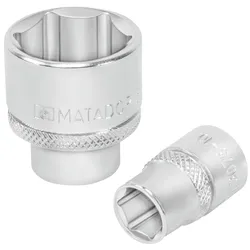MAT 4075 0340 - Steckschlüssel-Einsatz, Außensechskant, 1/2", 34