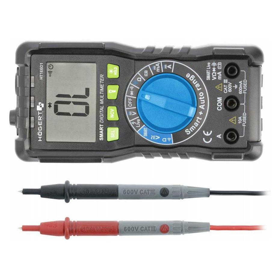 GCS Cyfrowy miernik uniwersalny (CAT III 600V, Hand-Multimeter) (43187807)