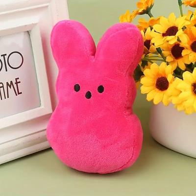 Uplift Treasures Easter Bunny Plush Dog Chew Toy pink