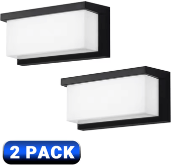 Inspire Curations 24W IP65 Waterproof LED Outdoor Wall Lamp Modern Porch & Garden Light a 2pack 24w 3000k